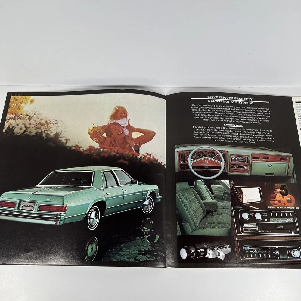 1980 PLYMOUTH GRAN FURY Sales‎ Catalog Brochure Booklet